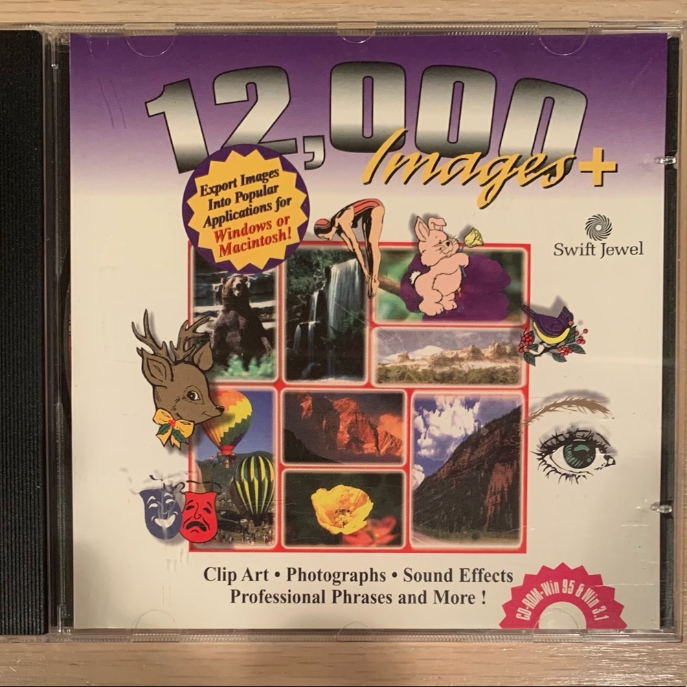 Cosmi 12,000 Images+ Clip Art Images Computer PC CD - Vintage